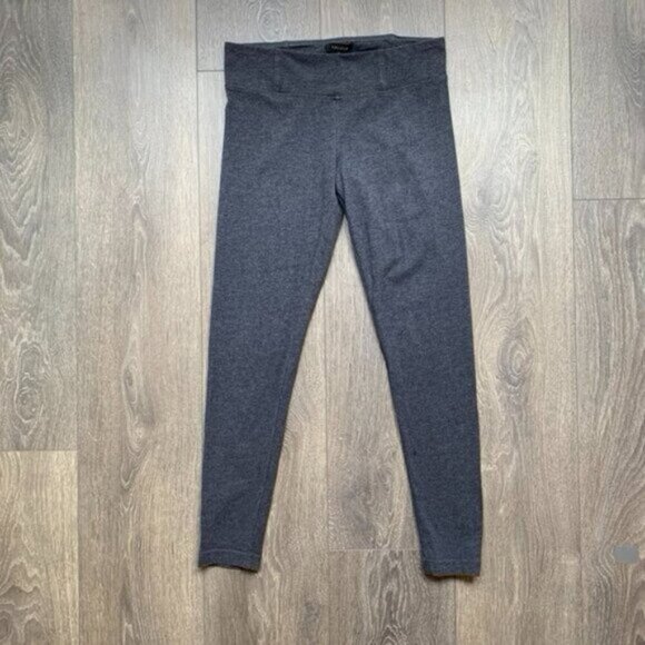 Aritzia Talula Women's Leggings Skinny Ankle Cotton Grey midrise Size Small - Picture 2 of 10